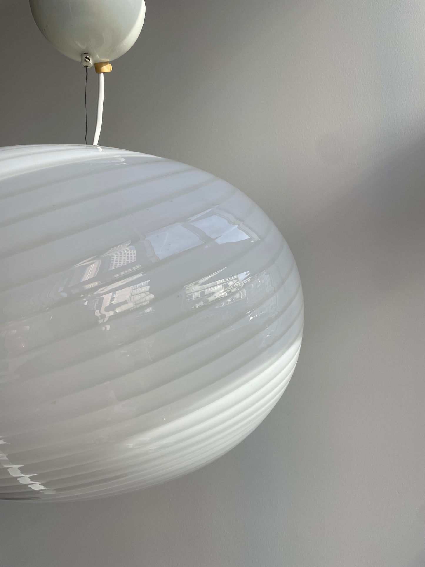 Huge classic vintage Murano pendant lamp, 45 cm