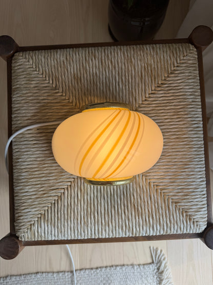 Vintage Murano shell wall lamps (one set)