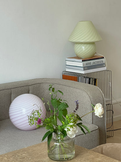 Most beautiful large pistachio green mushroom, 38 cm