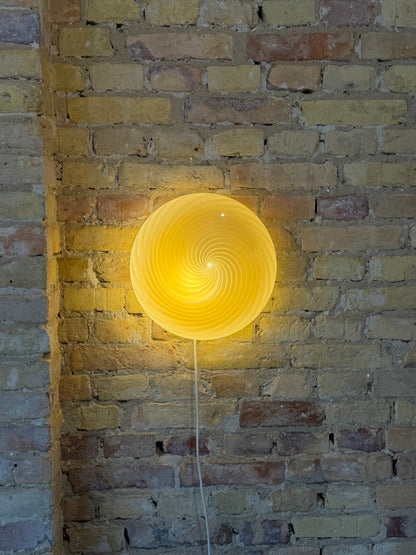 Gul Murano plafond, 30 cm