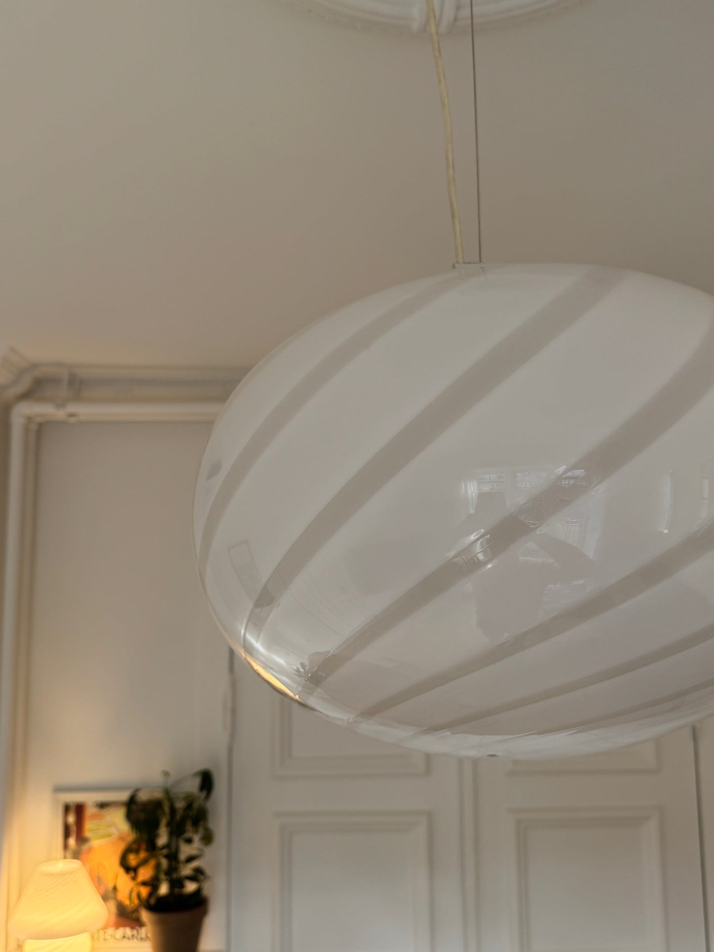 Klassisk vintage Murano pendel, 40 cm