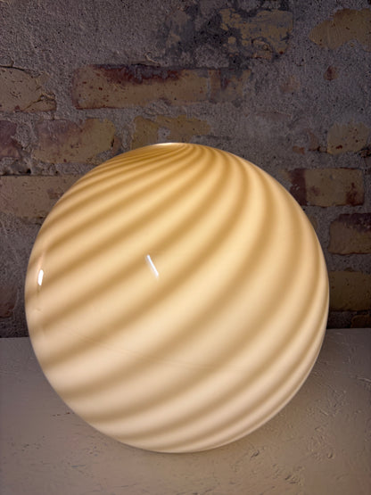 Brown Murano swirl pendant, 20 cm - second quality