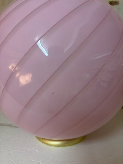 Candyfloss Murano Glass Pendant, 30 cm