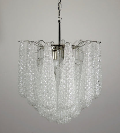 Murano lysekrone | Dråber | 41 glas | Klart glas