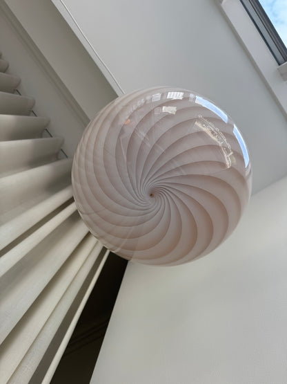 Pannacotta Murano oval pendel, 40 cm