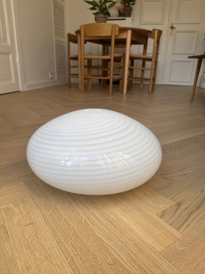 Classic vintage white ceiling light, 40 cm