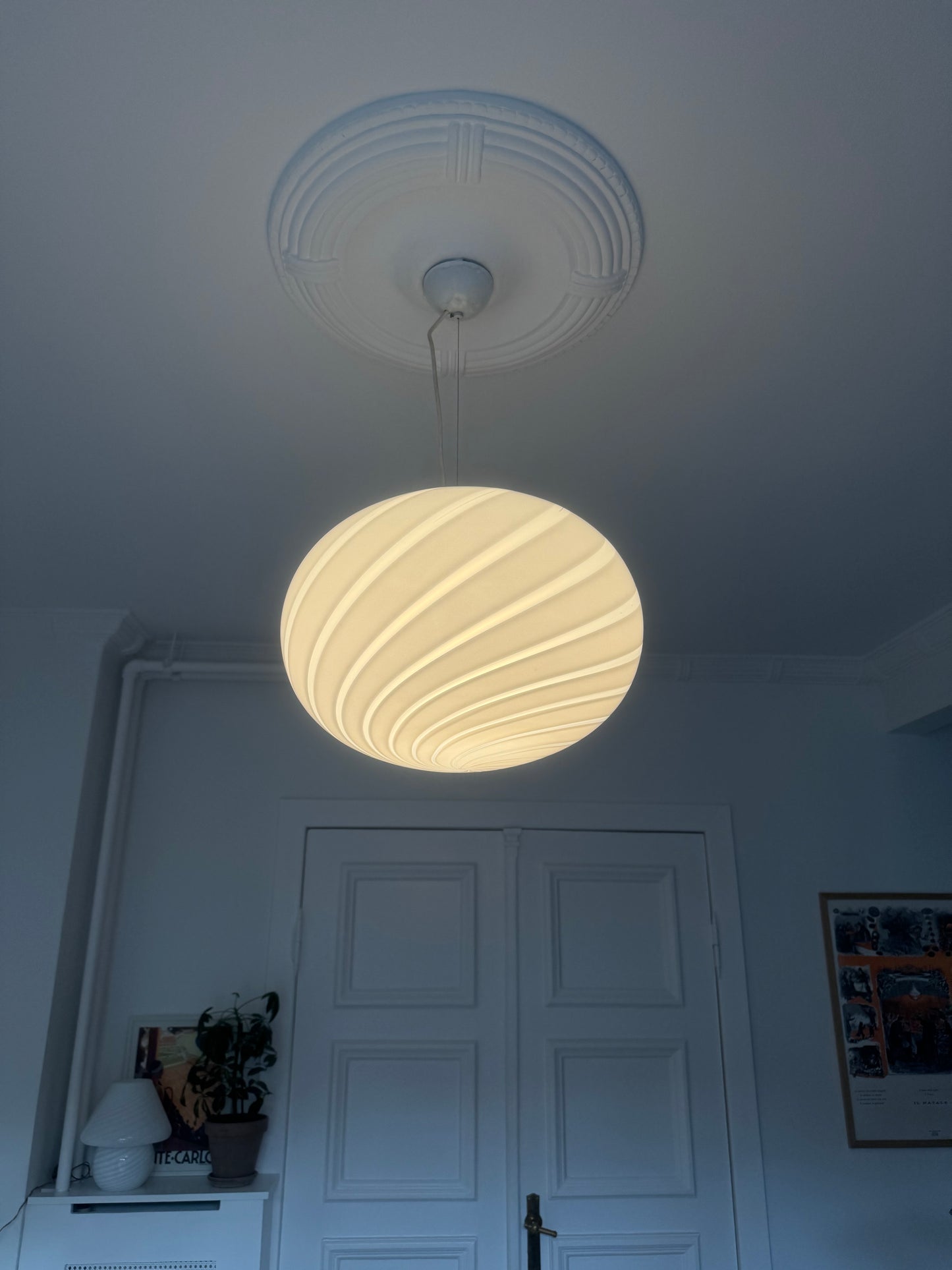 Klassisk vintage Murano pendel, 40 cm