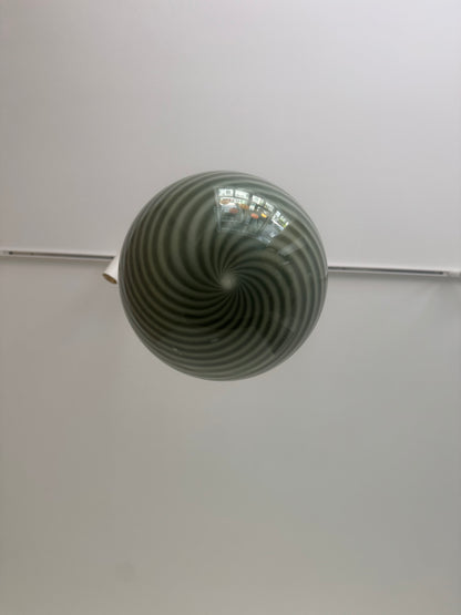 Lime grøn Murano pendel, 30 cm