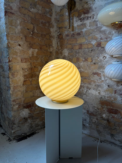 Brun bordlampe, 30 cm