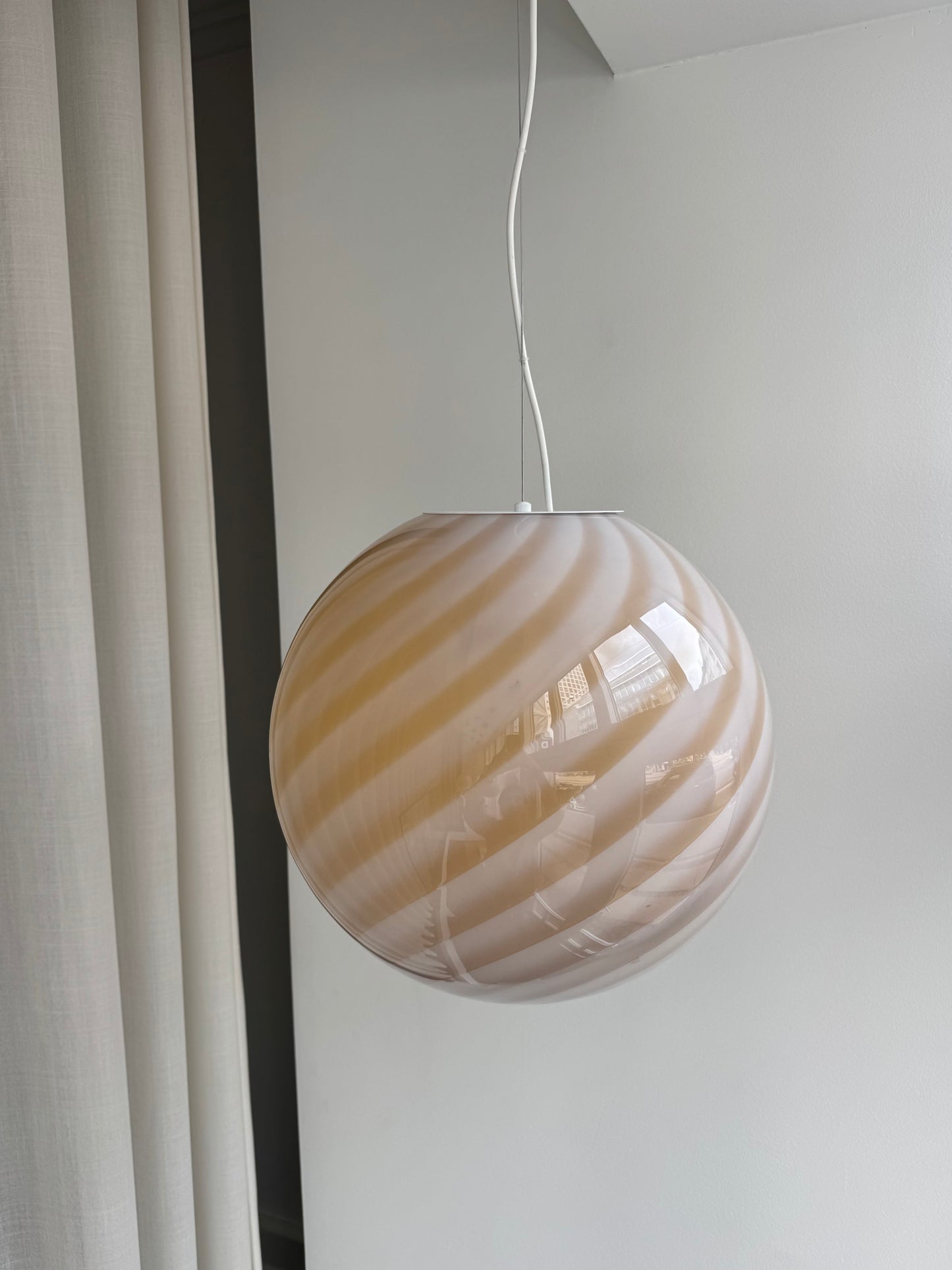 Pannacotta Murano pendel, 40 cm