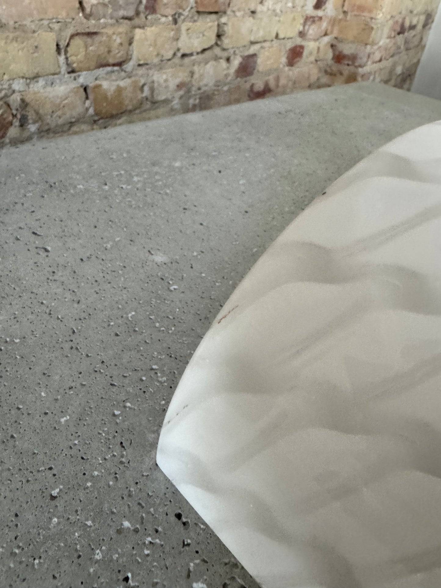 Sjælden vintage Murano væglampe m. indgravering