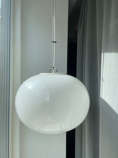 Murano pendant with thin elegant swirl, 40 cm