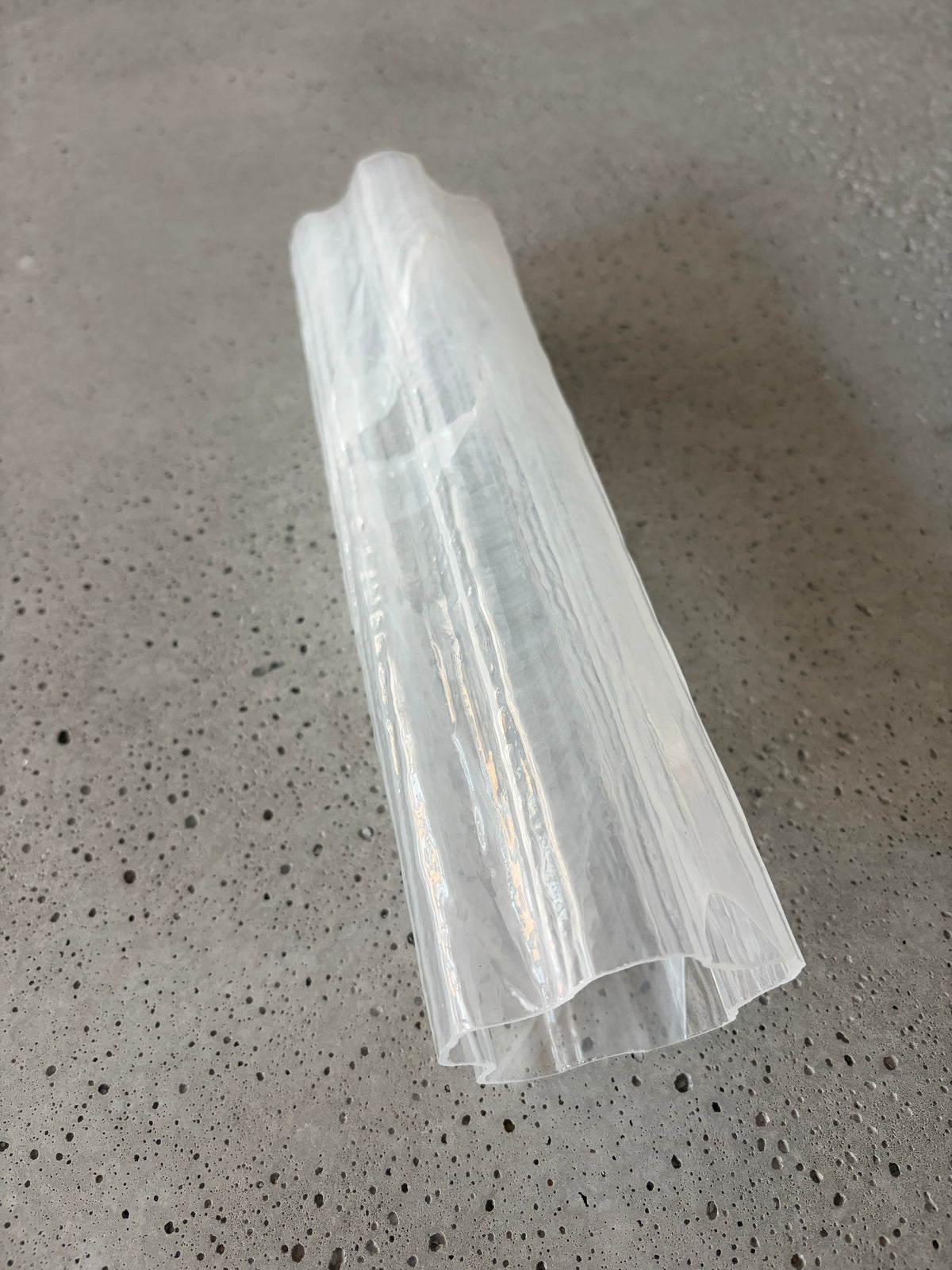 Murano lysekrone | Tuber | 30 glas | Hvid alabaster