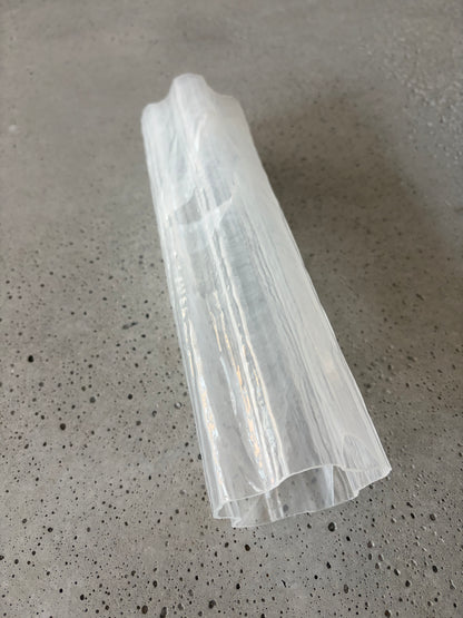Murano lysekrone | Tuber | 30 glas | Hvid alabaster