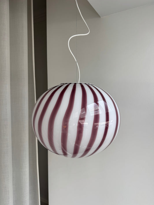 Lavendel Murano pendel, 40 cm