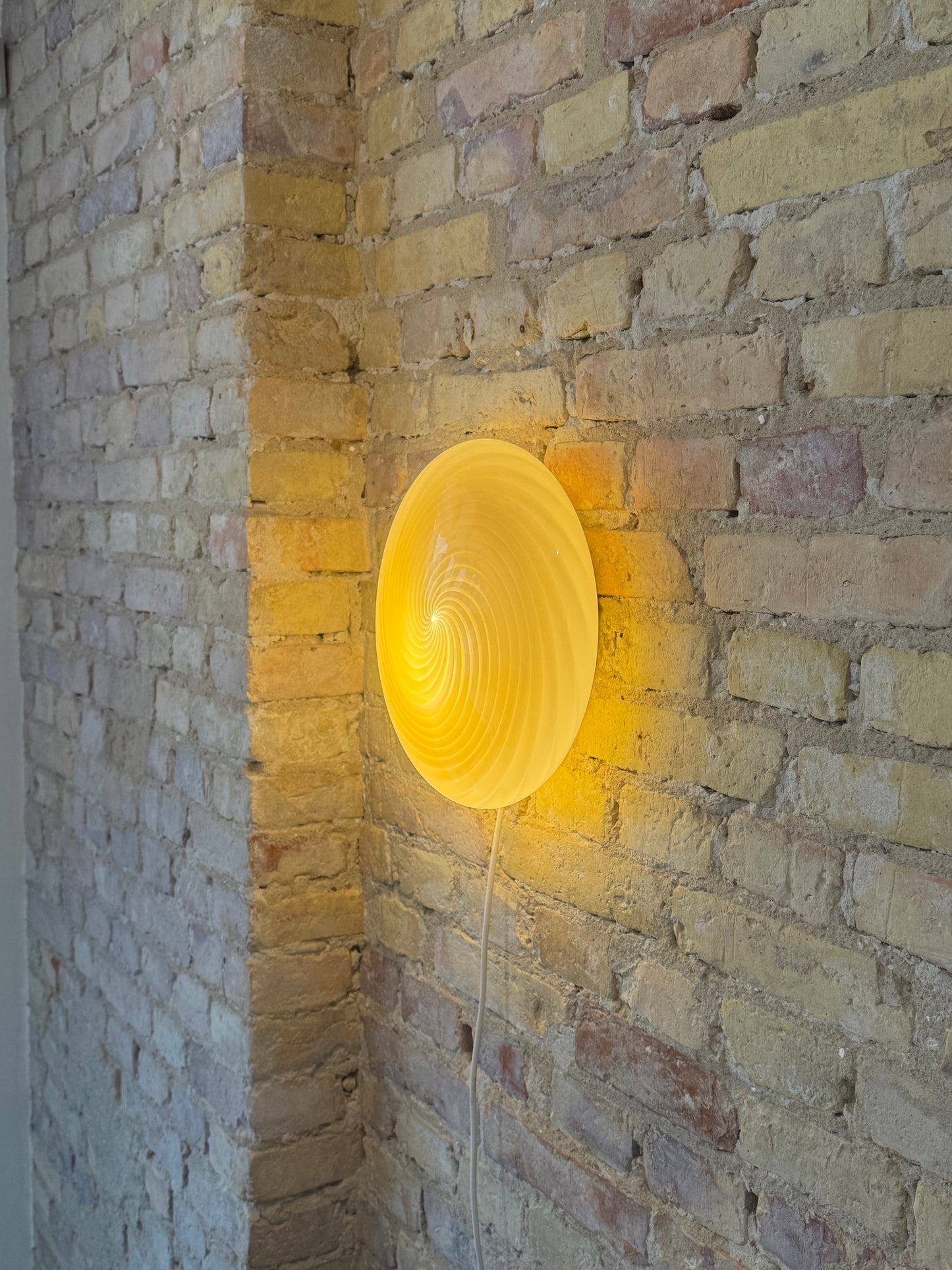 Gul Murano plafond, 30 cm