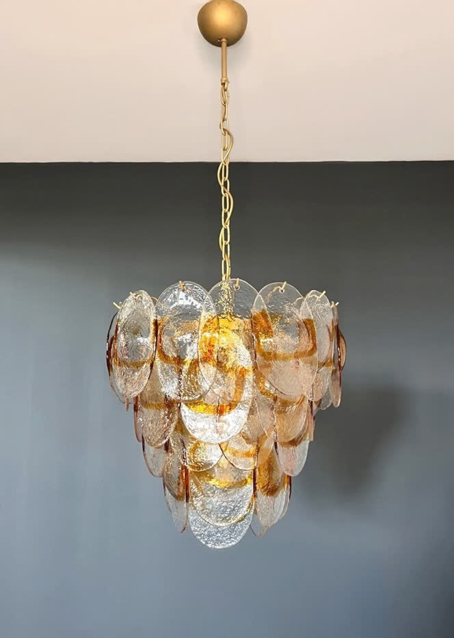 Murano lysekrone | Blade | 41 glas | Rav