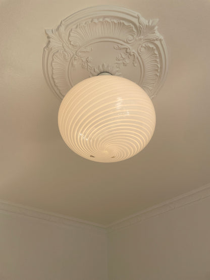 Huge classic vintage Murano pendant lamp, 45 cm