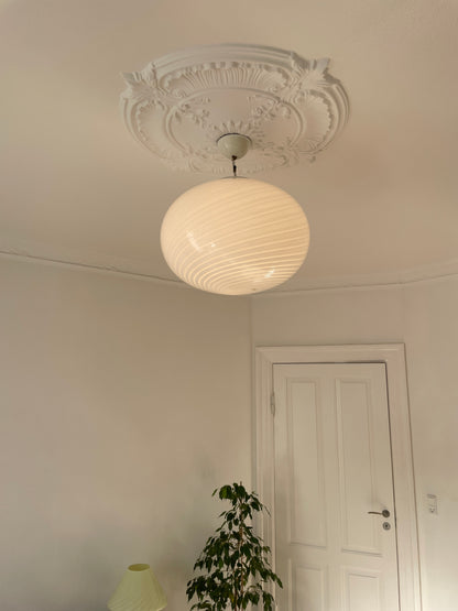 Huge classic vintage Murano pendant lamp, 45 cm