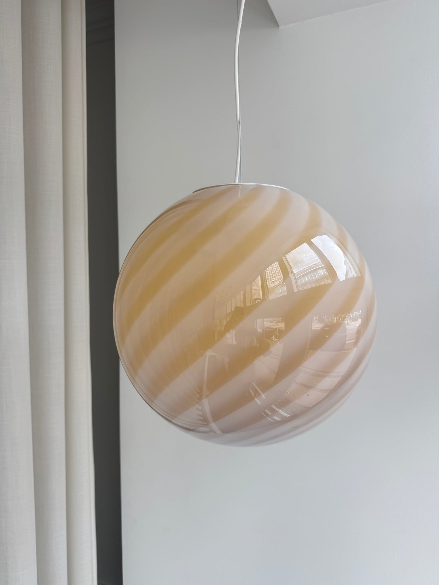 Pannacotta Murano pendel, 40 cm