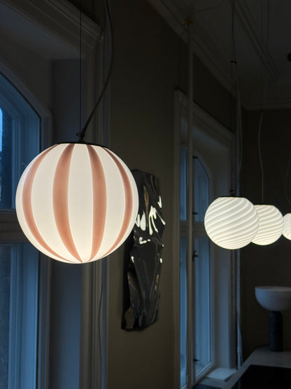 Lavender Murano pendant, 20 cm