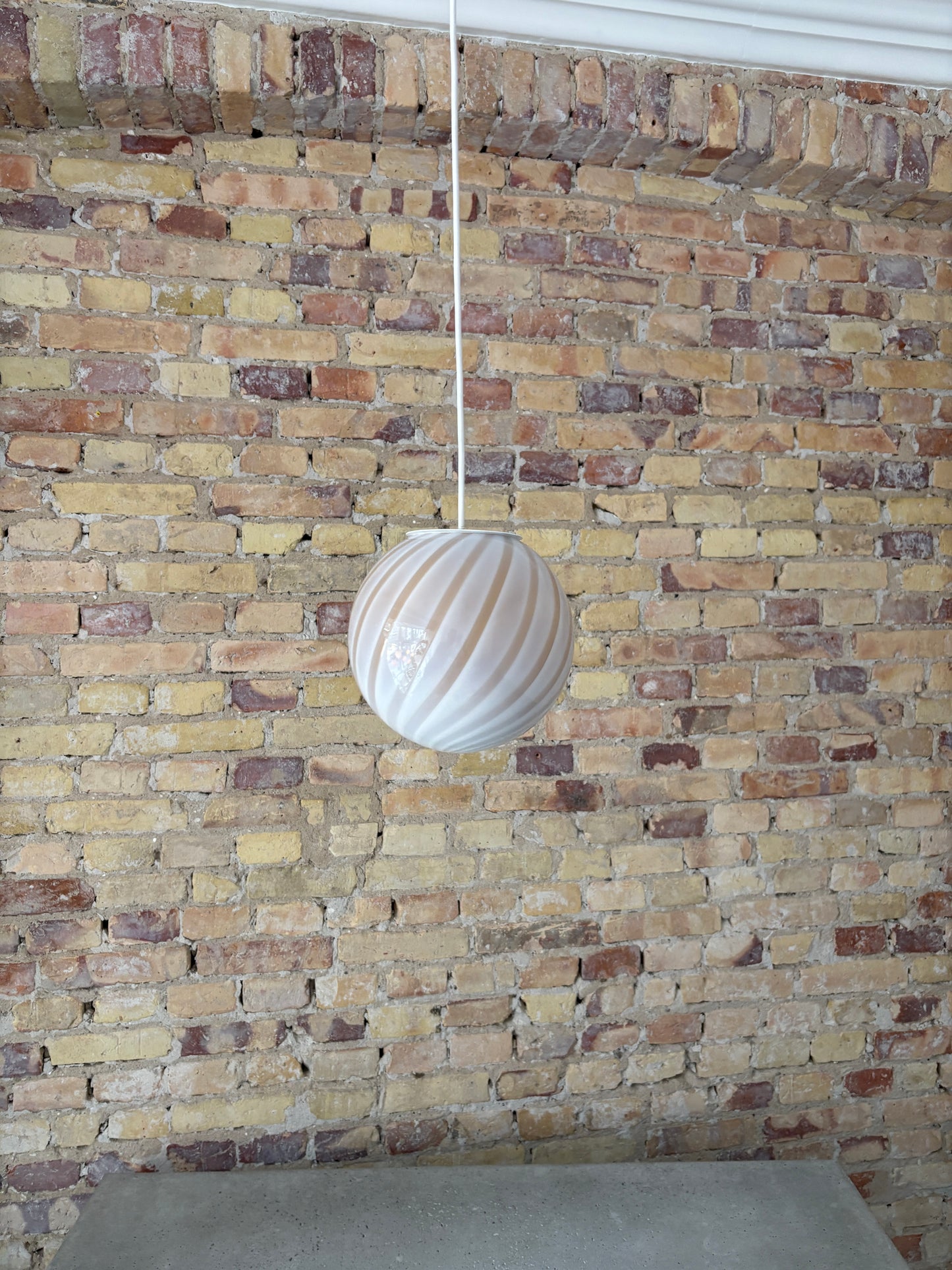 Pannacotta Murano pendant, 20 cm