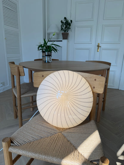 Murano ceiling lamp in shades of grey, 38 cm