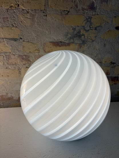 Light Blue Murano Pendant Lamp, 30 cm