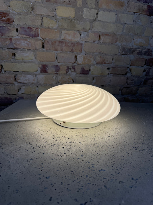 Hvid vintage Murano plafond lampe, 30 cm