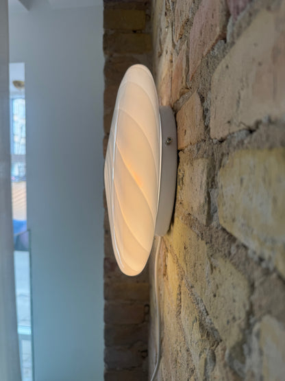 Lyseblå Murano plafond, 30 cm