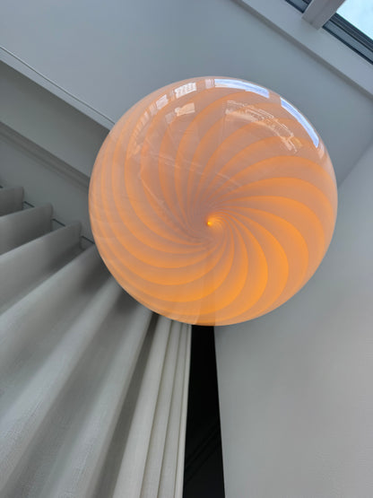 Pannacotta Murano oval pendel, 40 cm