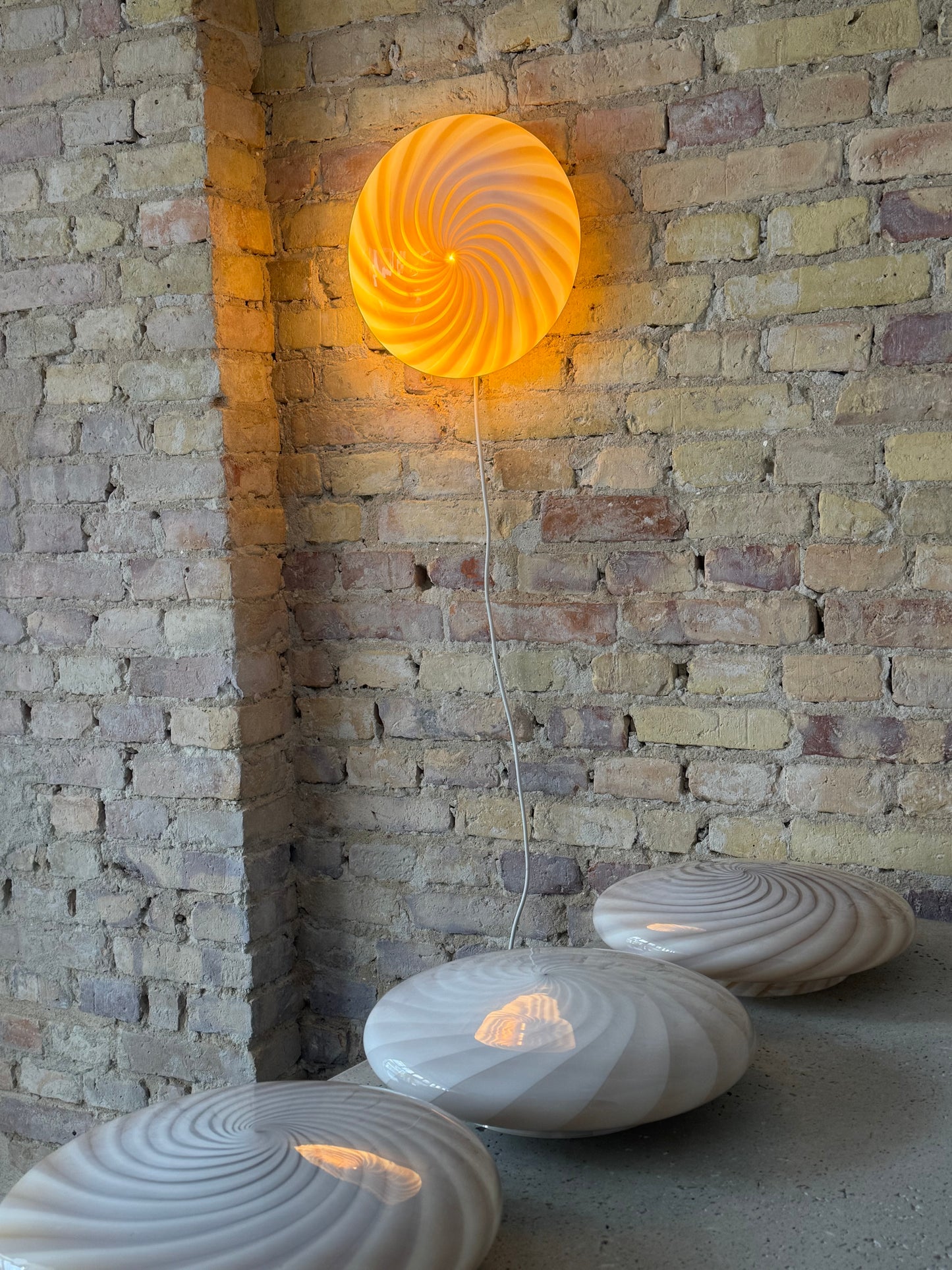 Cappuccino Murano plafond, 30 cm