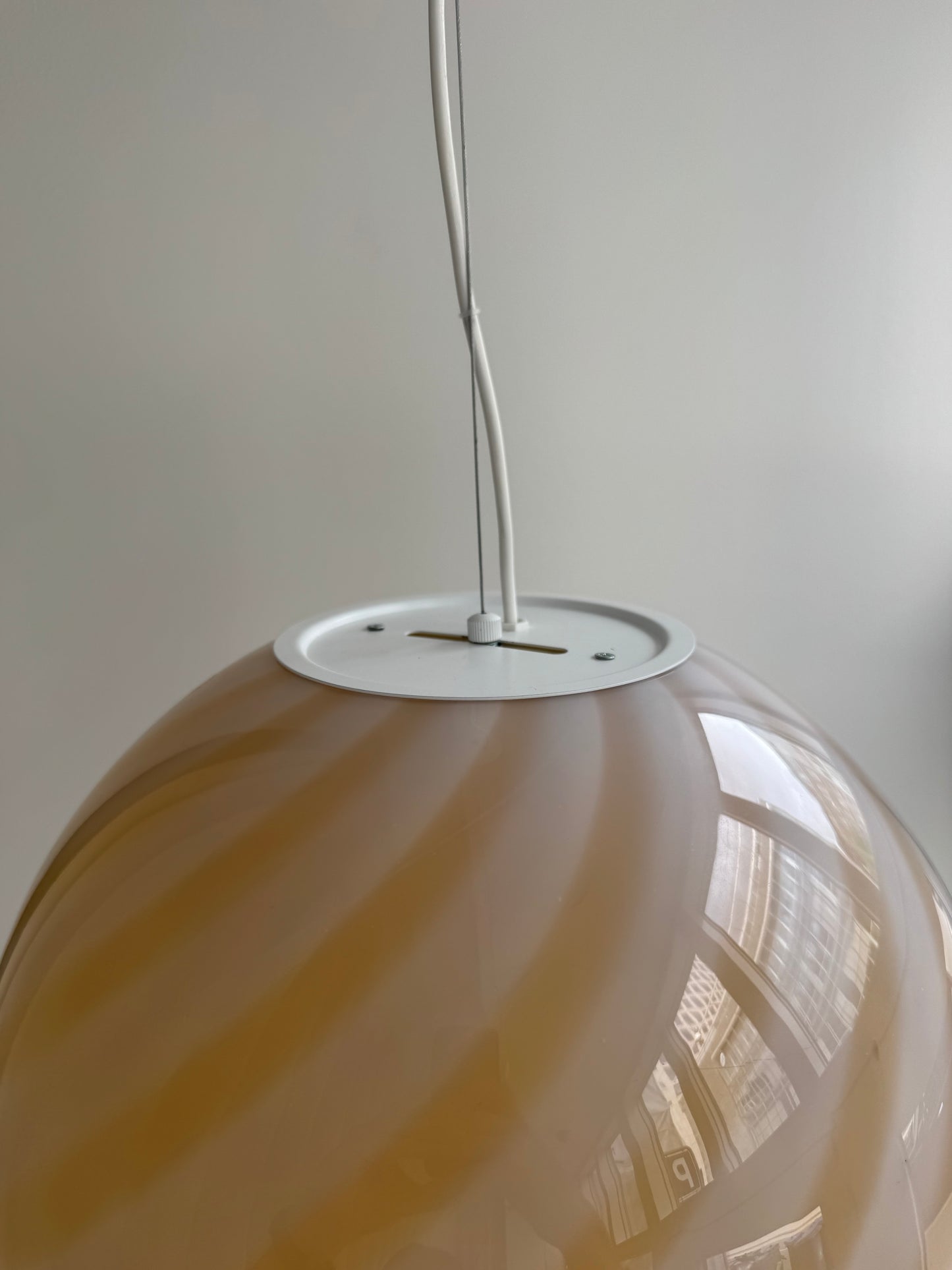 Pannacotta Murano pendel, 40 cm
