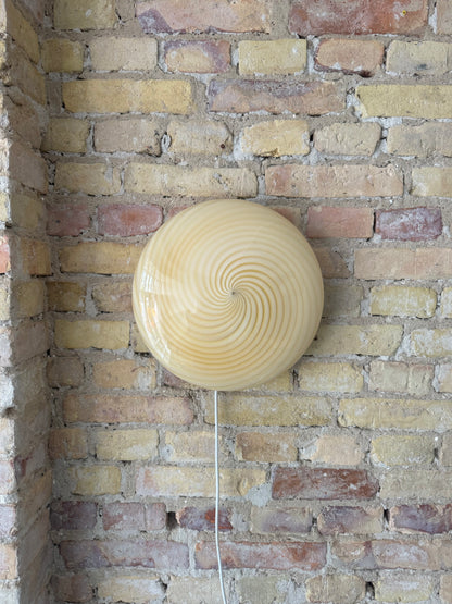Gul Murano plafond, 30 cm