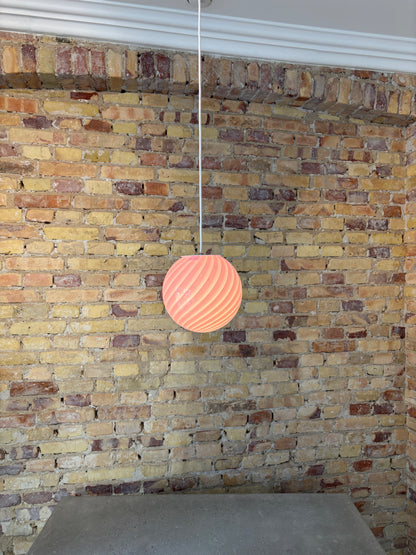 Bubblegum Murano pendel, 20 cm