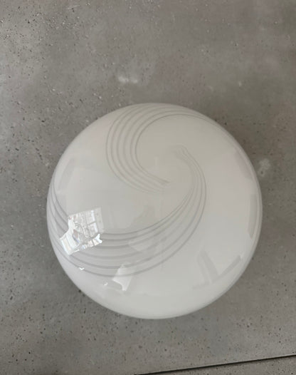 Vintage Murano pendel i grålig farve, 35 cm