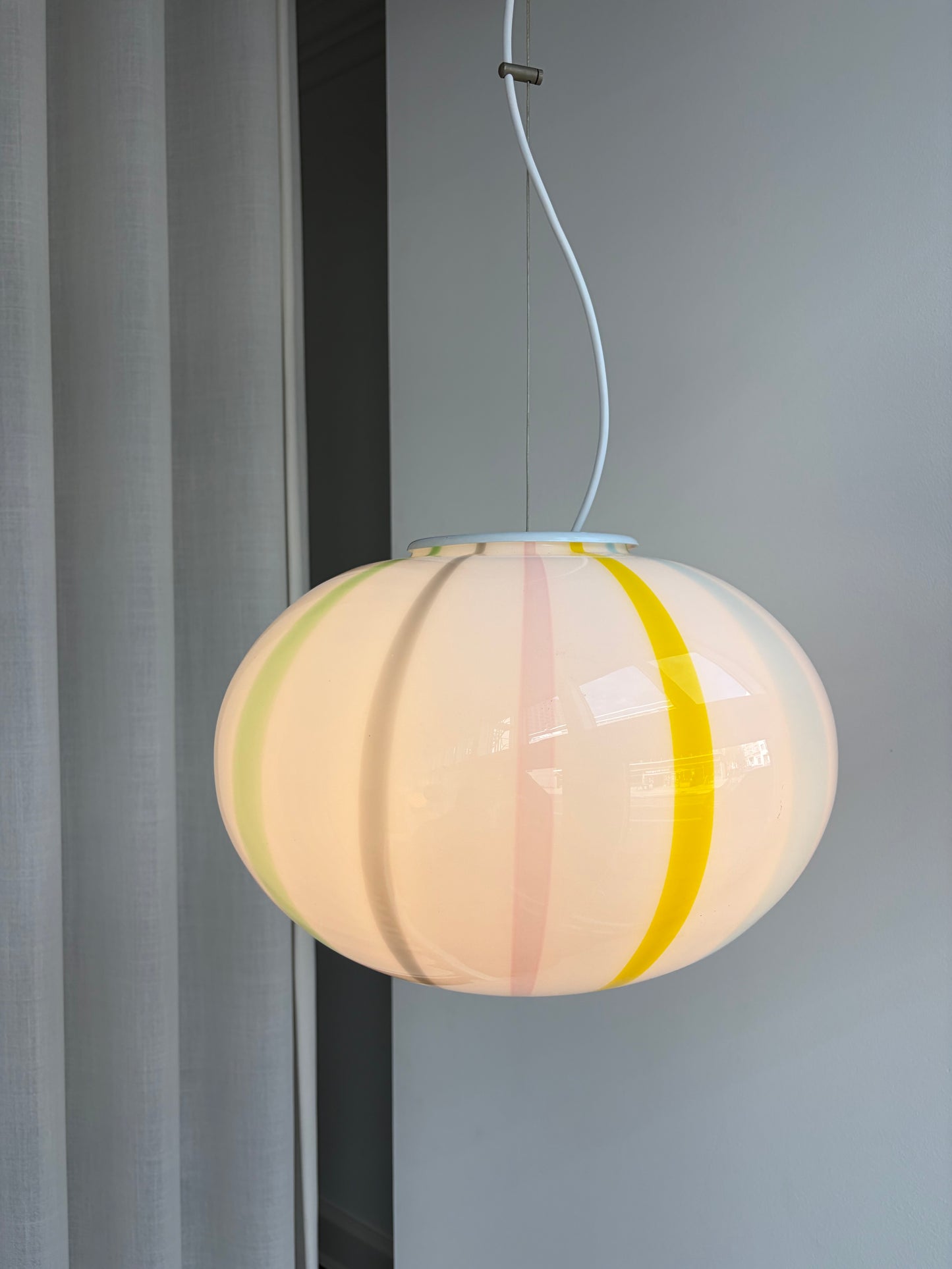 Vintage Murano 'tivoli' pendant light, 40 cm