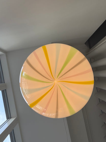 Vintage Murano 'tivoli' pendant light, 40 cm