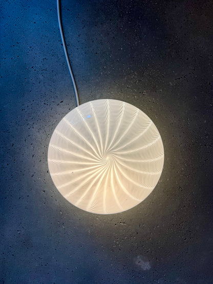 Vintage peacock Murano plafond lampe, 30 cm