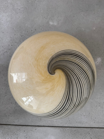 Stor creme Murano loftlampe, 40 cm