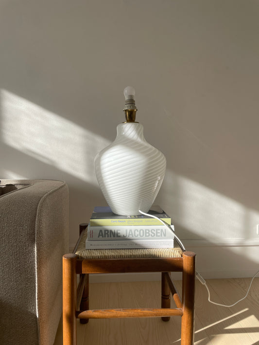 Smuk vintage Murano bordlampe, 45 cm