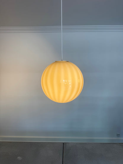 Grå candy Murano pendel, 30 cm