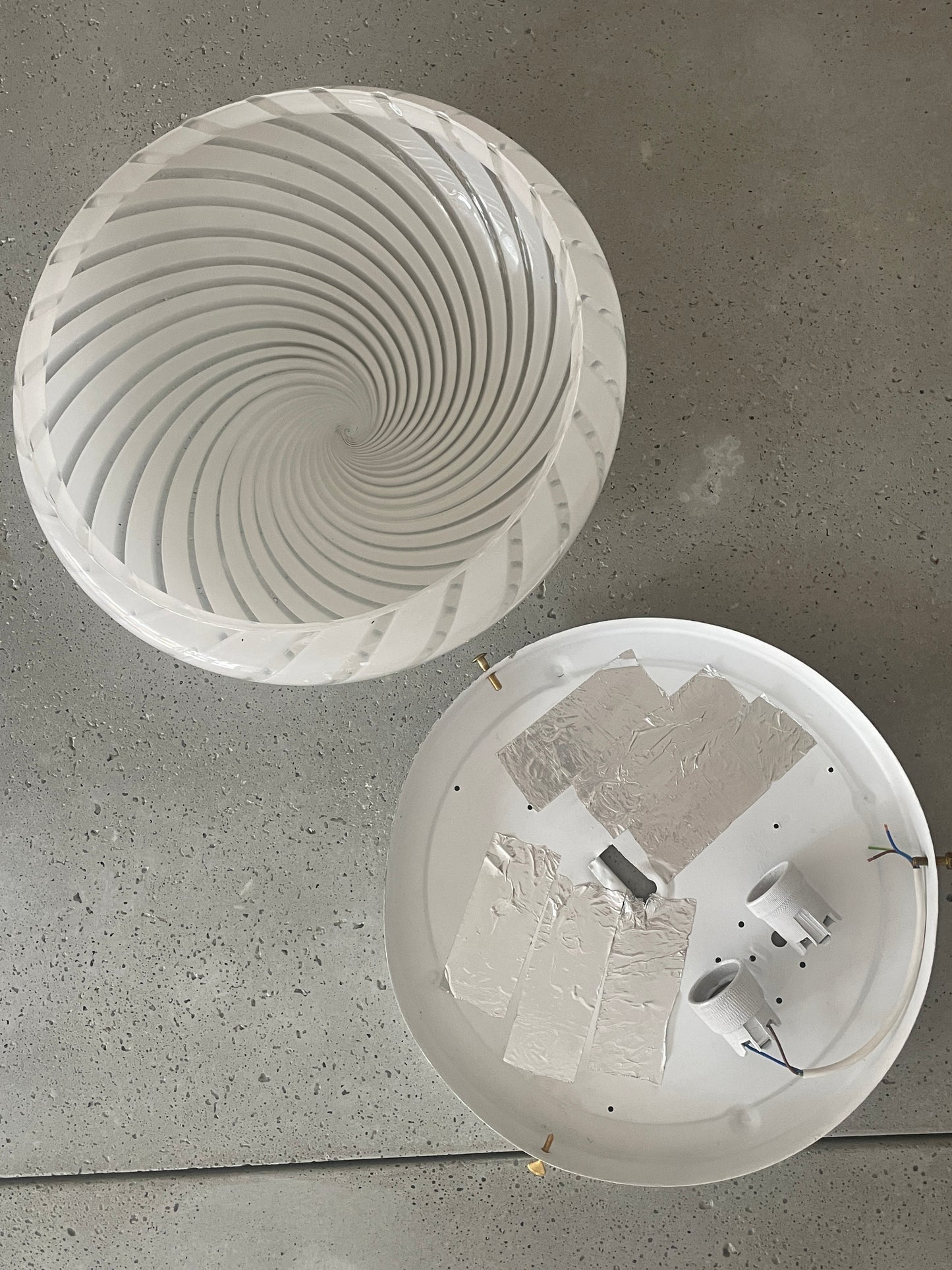 Vintage Murano plafond, 38 cm