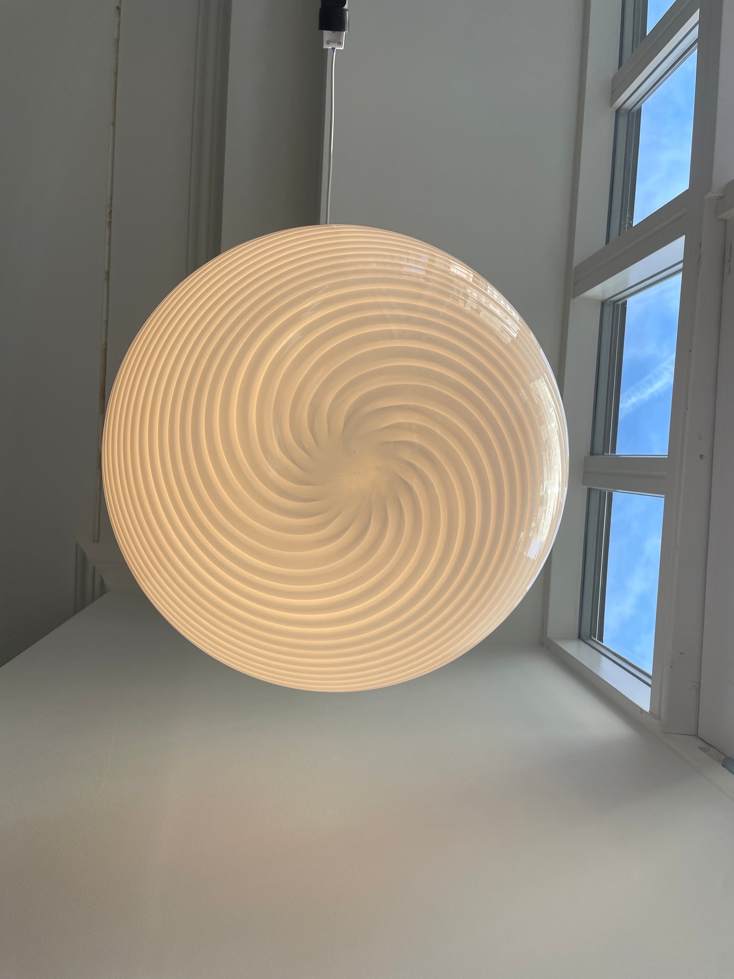 Huge classic vintage Murano pendant lamp, 45 cm