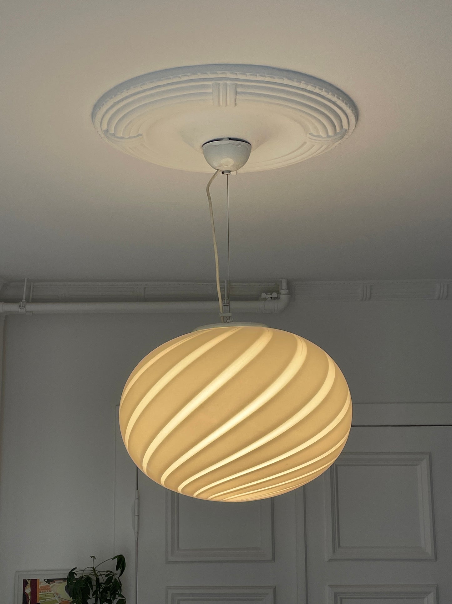 Klassisk vintage Murano pendel, 40 cm