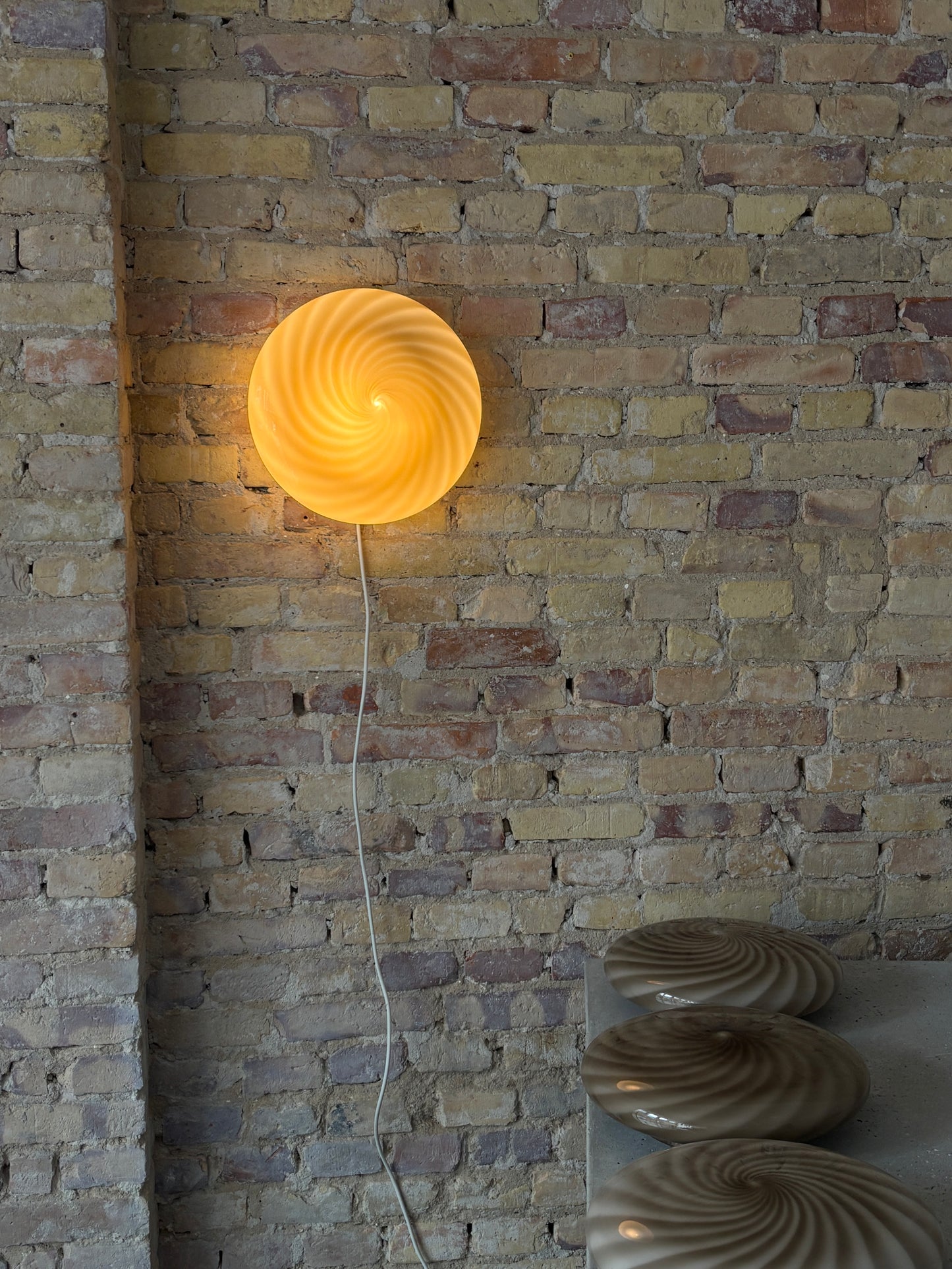 Grå Murano plafond, 30 cm