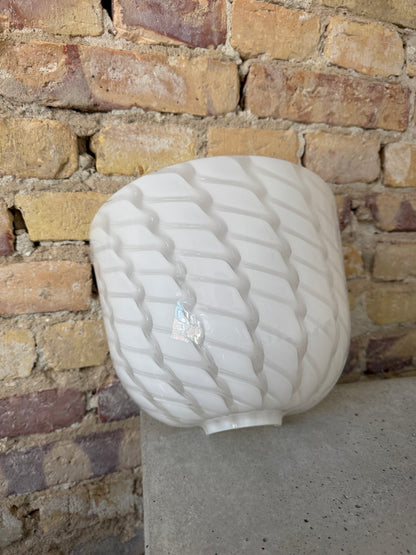 Sjælden vintage Murano væglampe m. indgravering