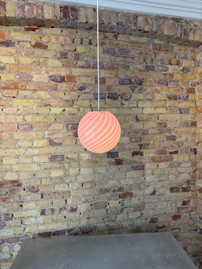 Bubblegum Murano pendel, 20 cm
