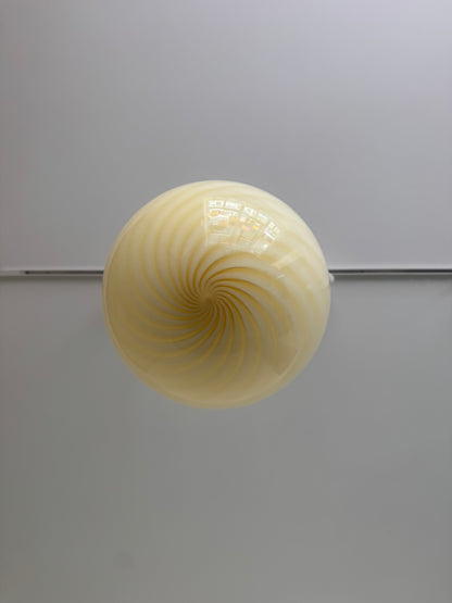 Gul candy Murano pendel, 30 cm