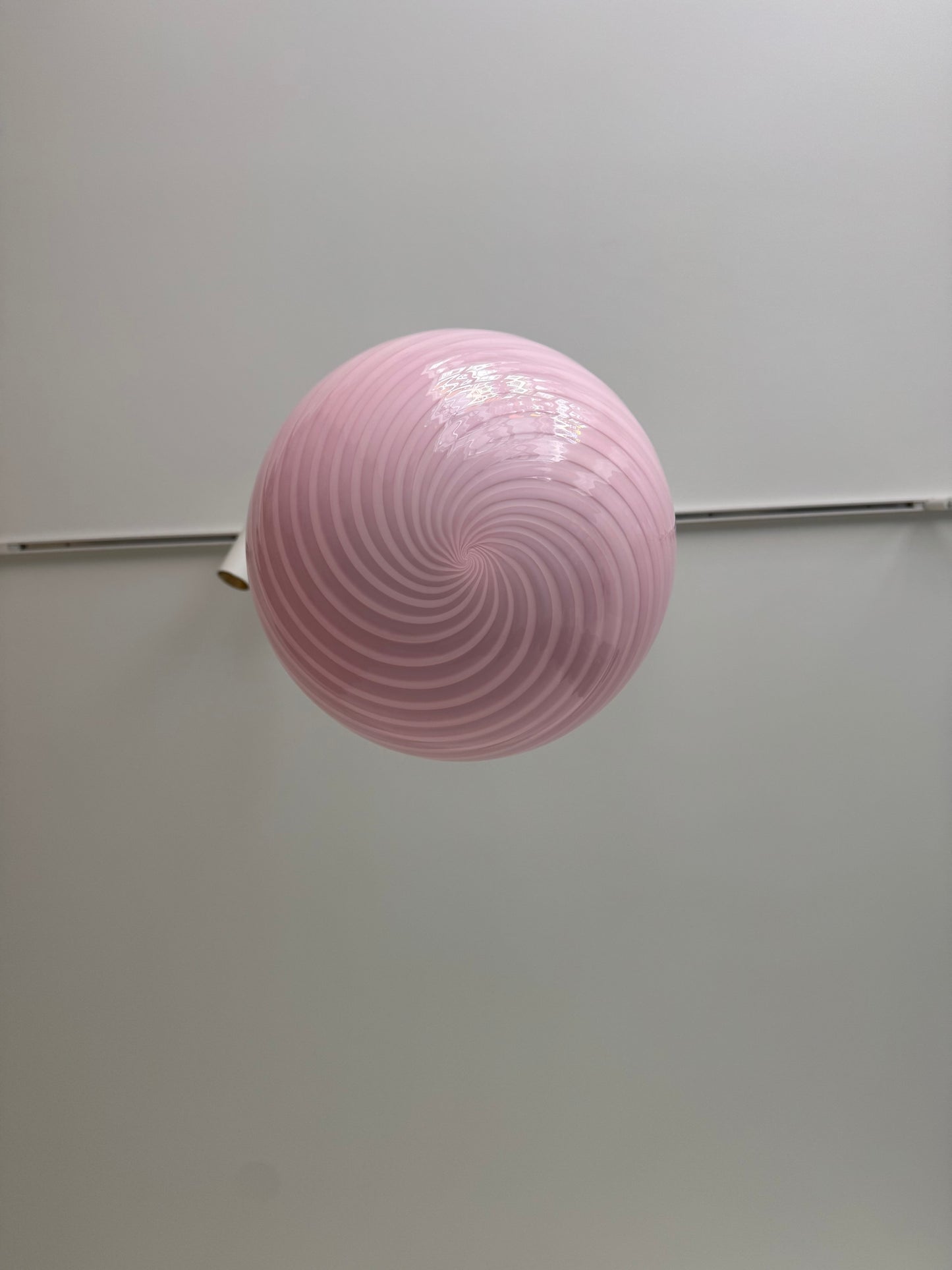 Candyfloss candy Murano pendel, 30 cm